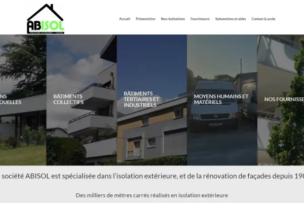 Améliorez la performance énergétique de votre habitat avec ABISOL – un site Web VISTACOM