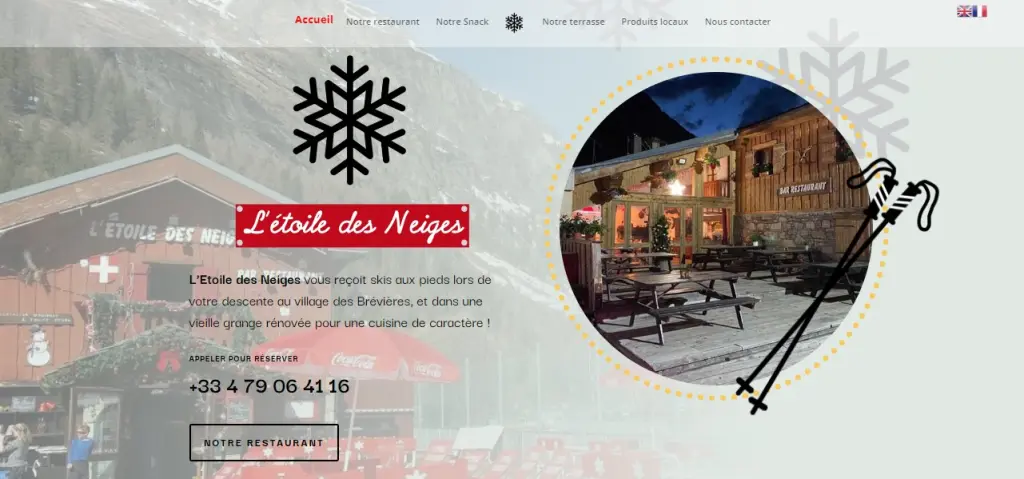 Votre étape gourmande à Tignes / restaurant l’Etoile des Neiges / Site web VISTACOM