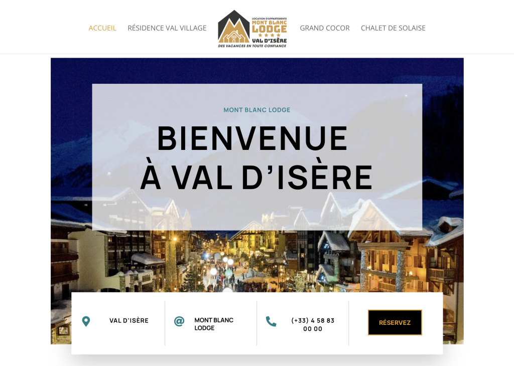 Des vacances à Val d’Isère en toute quiétude avec MONT BLANC LODGE / Site