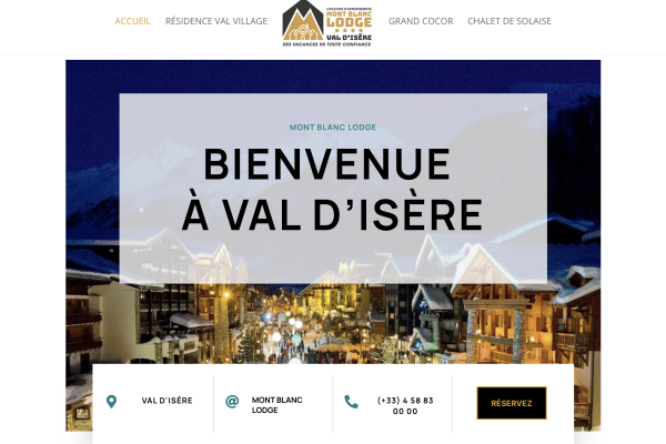 Des vacances à Val d’Isère en toute quiétude avec MONT BLANC LODGE / Site