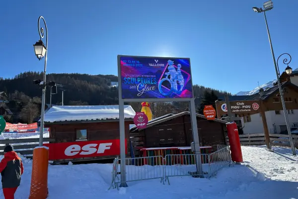 Un nouvel écran pour l’Office de Tourisme de Valloire avec la solution d’affichage dynamique