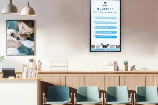 « VistaScreen Santé »: Programme TV pour salles d’attente des professionnels de santé! Une solution Vistacom