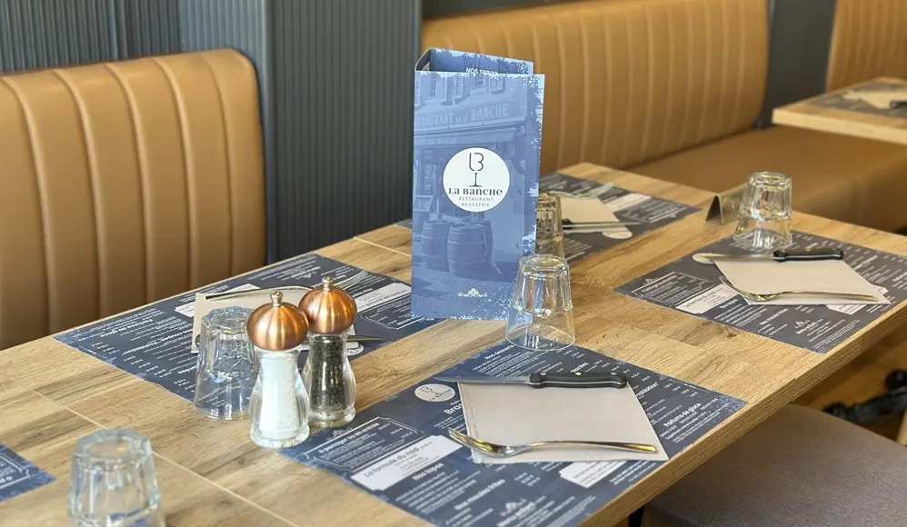 Nouvelle saison & nouvelle ambiance / la Banche à Chambéry /set menu VISTACOM CHR