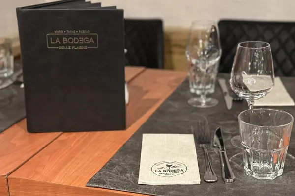 Un dîner en douceur / La BODEGA à la Plagne / serviette de table