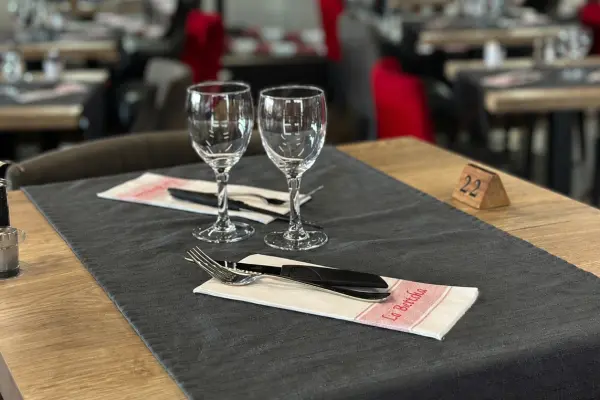 Serviette éco-responsable / Restaurant La Bettcha à Viry /solutions Vistacom CHR