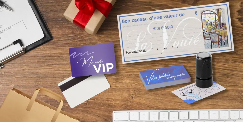 CARTES FIDÉLITÉ / CARTES VIP / BONS CADEAUX / Vistacom IMPRESSION