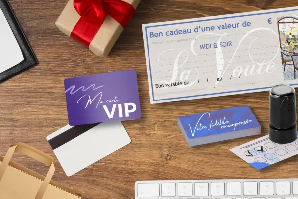 CARTES FIDÉLITÉ / CARTES VIP / BONS CADEAUX / Vistacom IMPRESSION